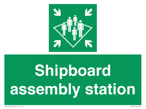 Shipboard assembly station